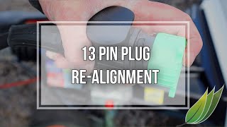 13 pin plug pin realignment for caravans or trailers [upl. by Parlin594]