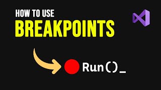 How to use breakpoints in Visual Studio [upl. by Nameloc]