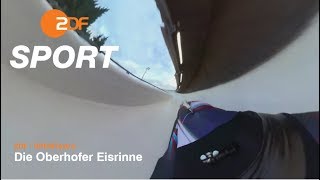 Die Oberhofer Eisrinne in 360°  ZDF SPORTextra [upl. by Itirahc810]