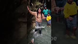 Cave waterfall vlog funny dushyantkukreja [upl. by Llednov]