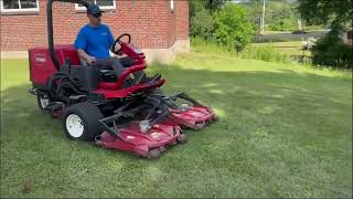 2004 TORO GROUNDSMASTER 3500D For Sale [upl. by Enelyam491]