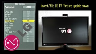 LG TV FlipInvert Picture Upside Down Mirror Mode with Service Menu [upl. by Maharva102]