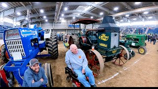 Antique Tractors Show at the Pa Farm Show 2024 [upl. by Alehs]