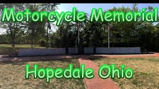 Motorcycle Memorial  Hopedale Ohio [upl. by Garfield108]