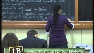 TeleBAC Romana  Caraxteristicile textului dramatic by Georgeta Popescu [upl. by Binnie]