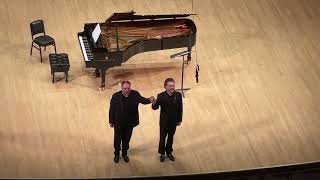 Curtain Call in Recital of Matthias Goerne amp Evgeny Kissin 42524 [upl. by Brinson]