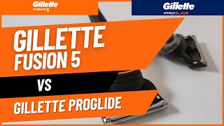 Gillette Fusion 5 vs Proglide  Comparing Differences and Shave [upl. by Eyr]