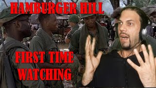 Shandor reacts to HAMBURGER HILL 1987 REUPLOAD  FIRST TIME WATCHING [upl. by Larrabee]