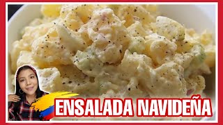 ENSALADA NAVIDEÑA DE FRUTAS Y POLLO  RECETA NAVIDEÑA  Cocina Con Nelu [upl. by Mun]