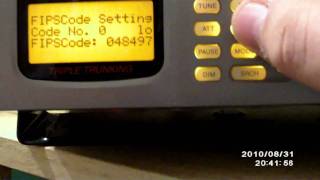 How To Set FIPS Codes on a Scanner PRO163 Used [upl. by Ellehcir]