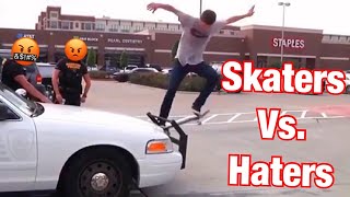 NEW  SKATERS vs HATERS 2020 I People vs Skaters Compilation  Karen Vs skateboarders Compilation [upl. by Notnad]