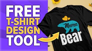 Create Profitable Tshirt Designs with this FREE amp EASY Tool Perfect for Beginners [upl. by Eveivenej]