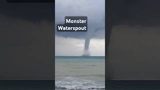 Waterspout coast of Nabeul Tunisia [upl. by Aronal]