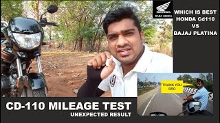 Honda CD110  Mileage test amp review  No petrol in Highway  Problem faced [upl. by Airekal]