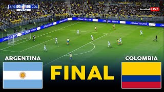 ARGENTINA vs COLOMBIA  FINAL Copa America 2024  Full Match All Goals  Realistic PES Gameplay [upl. by Flss791]