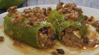 Caigua rellena con puré de pallares  BUENAZO [upl. by Gunter]