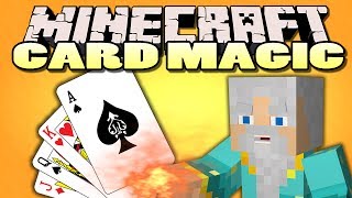 Minecraft Mods  Card Magic Mod  AWESOME MAGIC CARDS Minecraft Mod Showcase [upl. by Allen916]