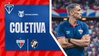 COLETIVA COM VOJVODA  FORTALEZA 3x0 VASCO  BRASILEIRÃO 2024 [upl. by Attiuqehs468]