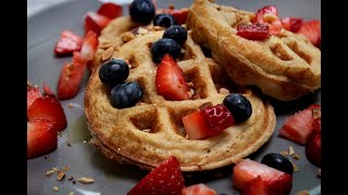 Whole Wheat Waffles Base Recipe [upl. by Aihsi407]