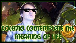 Hearthstone Kolento contemplate the meaning of life aggro druid [upl. by Nazar981]