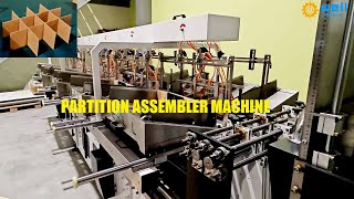 Automatic Cardboard Assemble Partition Inserter Machine  WELLDOING partitionassemler inserter [upl. by Nnaillij]