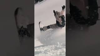 Snowboarding in Deep Powder – The Ultimate Challengesnowboarding snowboard shorts [upl. by Lein]