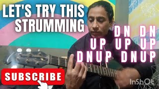 popular strumming pattern for guitar [upl. by Nylcsoj]