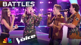 323 and Katie Os Beautiful Performance of quotLonesome Loserquot  The Voice Battles  NBC [upl. by Assetniuq91]