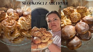 GOTUJ Z MONIÄ„  PÄ„CZKI I PÄ„CZKI HISZPAĹSKIE Z AIR FRYER CO JA MYĹšLÄ O TYM URZÄ„DZENIU [upl. by Nalac]