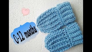 Easy crochet Baby Mittens gloves tutorial mitts 012 months Happy Crochet Club [upl. by Ilan]