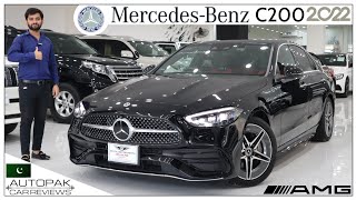 Mercedes C200 AMG 2022 Newest C Class  Detailed Review with Price [upl. by Ddene50]