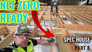 Net Zero Ready Crawlspace Floor Framing [upl. by Charters]