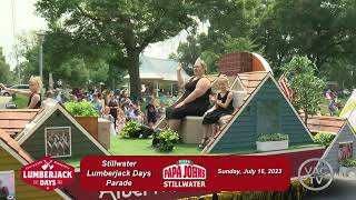 Stillwater Lumberjack Days Parade July 16 2023 [upl. by Machos740]