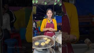 Beautiful Gym wali Didi Selling Live Dal Bati in Indore streetfood shorts creatingforindia [upl. by Eenitsed]