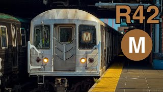 ᴴᴰ⁶⁰ ᴴᴰᴿ NYC Subway R42 Brown M Train bypassing Coney IslandStillwell Av June 17 2024 [upl. by Candyce442]