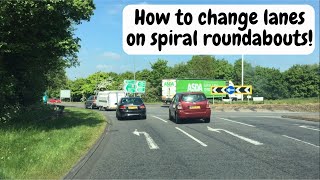 Watch this on Spiral roundabouts Understanding and changing lanes  multi lanes [upl. by Chan]