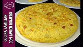 Como hacer la mejor tortilla de patatas  Cocina familiar con Javier Romero TV [upl. by Reeba]