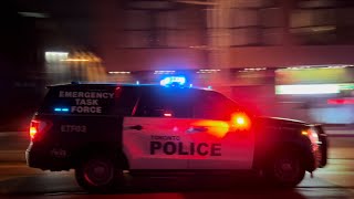 ETFK9 Toronto Police Emergency Task Force Responding to Shooting 111124 [upl. by Doley]