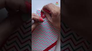 How to Diagonally Wrap a Ribbon on a Gift Box  Easy way to wrap a Gift with Ribbon giftwrap [upl. by Milford391]