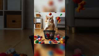 The cat clean the house fun way 😺❤️😍cat shorts kitten funny catlover kitty catvideos [upl. by Mildred]