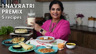 Navratri Special 1 Premix for 5 Recipes I Navratri Recipes I Pankaj Bhadouria [upl. by Evita]