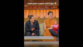 Kapil plays a game with Kajol 🤣 funny comedyshow shorts netflix youtubeshorts [upl. by Shaff]