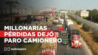 Las millonarias pérdidas para productores por paro camionero [upl. by Neerol]