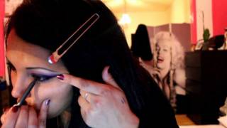 Make up tutorial  Purple Smokey eye [upl. by Macdougall]