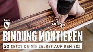 Skibindung selber montieren  so geht das [upl. by Luciano]