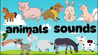 Animal Sounds Song Learn Animal Sounds for Kids DA kids channel [upl. by Means]