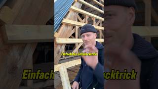 Vertrau mir Zollstocktrick für die Baustelle handwerk tricks shorts tips howto [upl. by Lobiv]