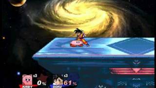 Super Smash Flash 2 v07 Kirby vs Goku [upl. by Lorrac988]