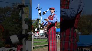 Juggler on Stilts at the Topsfield Fair juggling stilts fair [upl. by Vasti18]