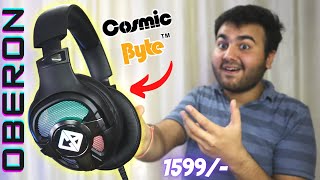 This Headphone will BLOW YOUR MIND 🤯  Cosmic Byte OBERON 71 RGB Gaming Headset🔥 [upl. by Rehtae]